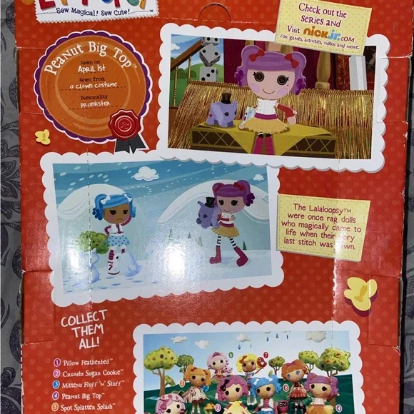 Lalaloopsy Peanut Big Top Limited Edition Full Size Doll & Pet & Bonus Mini NEW - Picture 5 of 7